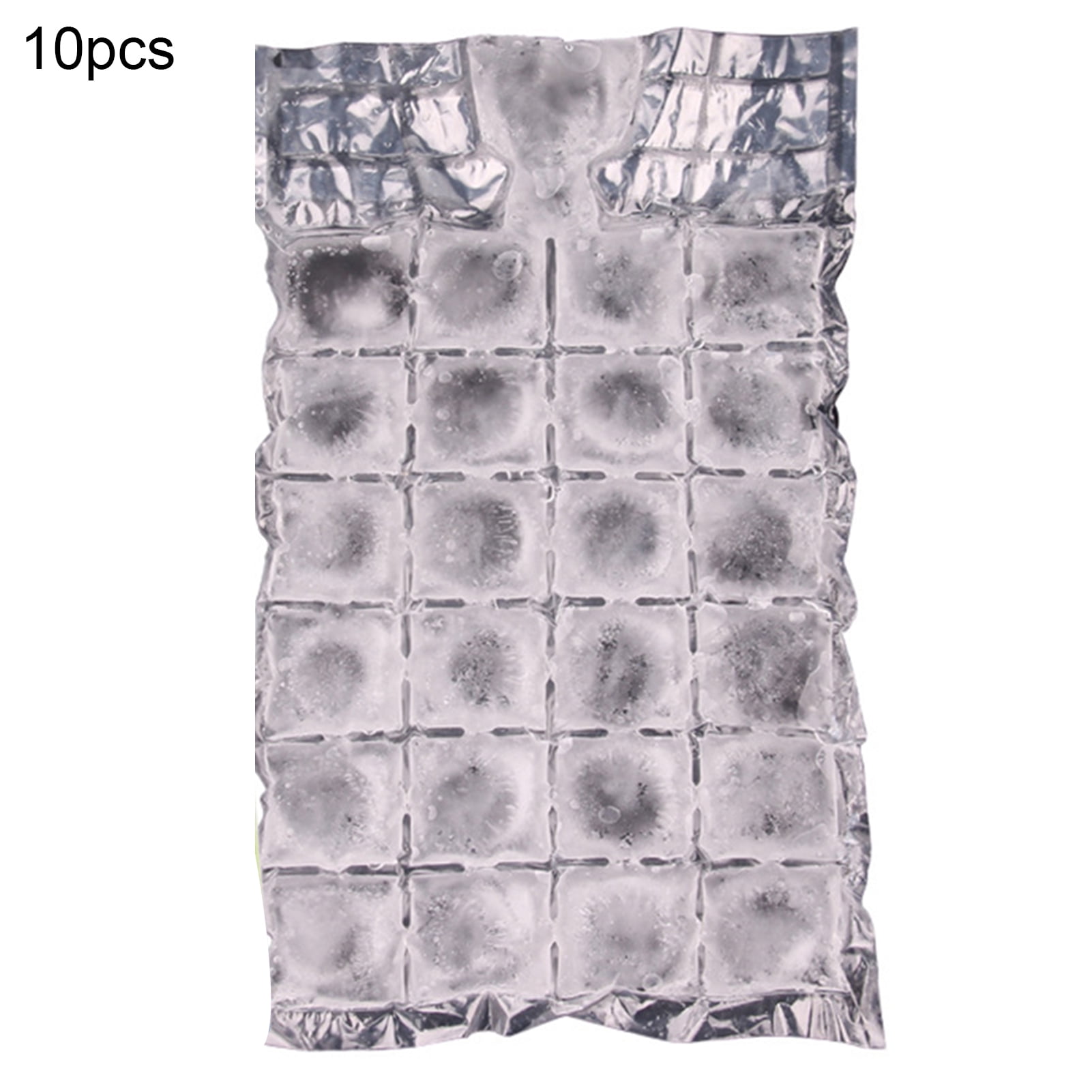 Farfi 10Pcs PE Disposable Self Sealing Ice Cube Making Bag Mold Pouch
