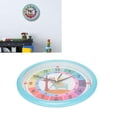 thumbnail image 1 of Cartoon Colorful Wall Clock Plastic Quartz Time Learning Clock for Kid's Bedroom Classroom, 1 of 7