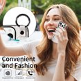 thumbnail image 5 of iPhone 14 PRO Case ,Card Slots Leather Wrist Strap Phone Cover for iPhone 14 PRO, 5 of 5