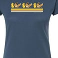 thumbnail image 3 of Pokémon - Pikachu Eevee Retro - Juniors Fitted Graphic T-Shirt, 3 of 5