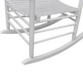 thumbnail image 6 of vidaXL Rocking Chair Outdoor Patio Rocking Chair with Curved Seat Poplar Wood, 6 of 22