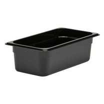 Cambro Food Pan 1/3 X 4" Camwear Black