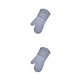 thumbnail image 3 of Advancent Guantes aislantes de silicona Manoplas para horno Cocina BBQ Anti-escaldado Lavable Microondas Resistente a altas temperaturas Gris Gris 2Conjunto, 3 of 6