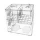 thumbnail image 4 of Caja divisoria transparente para peces de acuario con partición, caja de cría de peces, caja de cría para peces Betta, 4 of 9