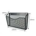 thumbnail image 5 of Tutuviw Chainplus Mesh File Holder Vertical Mount/Hanging Office Wall Folder Organization, Black, 5 of 6