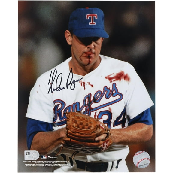 RYAN, NOLAN AUTO (ASTROS/BLEEDING) 8X10 PHOTO - Memories - Fanatics Authentic Certified