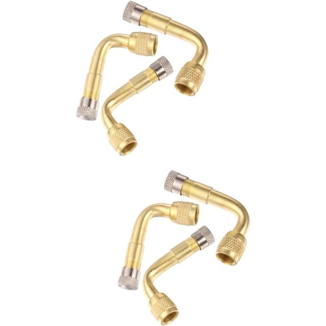 Adaptador de extensión de 6 uds para vástago de válvula de neumático de coche, adaptador de extensión para motocicleta, adaptador de extensión de acero