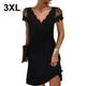 thumbnail image 5 of Vestido de Mujer Sonducket con Cuello en V Ropa de Verano Negro 3XL, 5 of 5