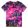 thumbnail image 7 of Lanbubble Girls Short Sleeve Graphic T-Shirt Fashion Cat Tee, Sizes 7-12, 7 of 7