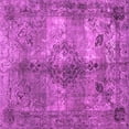 thumbnail image 1 of Ahgly Company Indoor Square Abstract Pink Contemporary Area Rugs, 6' Square, 1 of 4