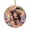 A005- Blue, variant on Summerween Halloween Ceramic Ornament 3 Inch 1 Pack Hanging Halloween Decor Pastel Beach Witch Spooky Decor for Home Tree Wall