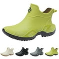 thumbnail image 4 of LIJCC Unisex Rain Boots Water Shoes Couples' Same Style Low Top Rubber Shoes Casual Fashion Outdoor Work Fishing Car Wash Kitchen Non Slip Overshoes Rain Boots, 4 of 5