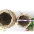 thumbnail image 4 of Greeniant Nido de pájaro de paja hecho a mano, mascota pequeña, Paloma, loro, césped Natural cálido, jaulas para casa, accesorios Jaulas de pájaros, 4 of 7