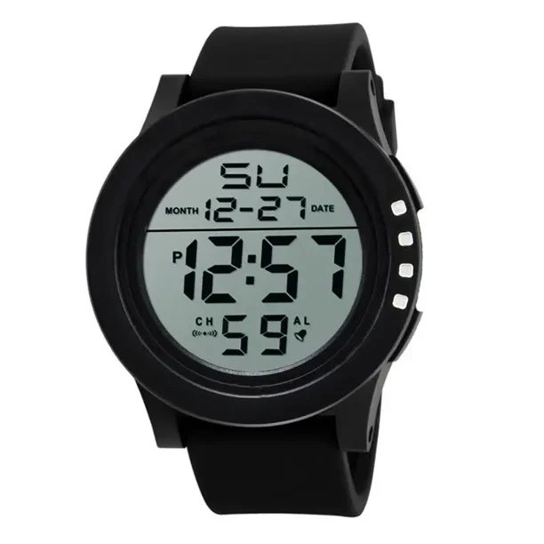 Reloj deportivo multifunción para Hombre, cronógrafo Digital con pantalla Led, resistente al agua, electrónico, con calendario