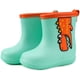 thumbnail image 4 of Botas de goma para niños, niñas y niños, botas de lluvia ligeras, botas de goma antideslizantes impermeables con cordón, 4 of 6