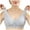 Blue, variant on Bras for Women Push up Front Button Bra Plus Size Comfortable Wireless Bras Stretch Full Coverage Everyday Bra