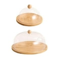 thumbnail image 3 of Cake Stand Versatile Pie Muffins with Dustproof Dome Lid Cheese Pastries Kitchen Server Tray Covered Serving Platter Cake Holder Large, 3 of 6