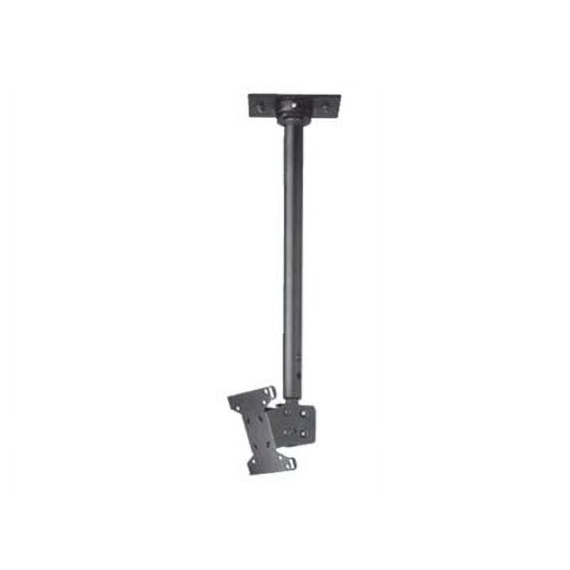 Peerless LCD Ceiling Mount LCC-18 - kit de Montage (Colonne d'Extension, Plaque de Plafond, Support Inclinable/pivotant) - Inclinable et Pivotant - pour TV LCD - Acier - Noir - Taille de l'Écran : 13 Pouces - 29 Pouces