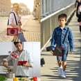 thumbnail image 7 of for Samsung Galaxy Tab S10 2024/S9 2023/S8 2022/S7 2020 Case 11" & S9 FE 10.9" 2023,360 Rotation Kickstand Handle Wrist Strap Armor Heavy Duty Rugged Cover + Adjustable Shoulder Strap,Red+Black, 7 of 7