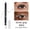 C, variant on Waterproof Liquid Eyeliner Pen 12 Colors, Long Lasting Color Lock, Non Smudging and Fade Resistant, Fine Brush Tip for Beginners, Versatile Eye Makeup