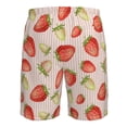 thumbnail image 6 of Naloa Strawberries Men's Beach Shorts, Surfing shorts, Swim trunks, Quick Dry Swim Trunks for Surfing Beach Fun - Small, 6 of 9