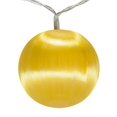 thumbnail image 3 of Satin Ball Ornament Lights, Battery Operated, Festive Holiday Christmas Ornament String Lights, 10 Gold LED Lights, 3 of 3