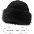 thumbnail image 5 of Sombrero de pescador de peluche para niñas, bonito gorro de pescador para damas, estilo ruso, para mujeres y adolescentes., 5 of 5
