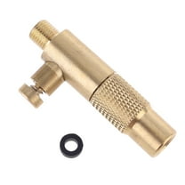 Brass Mini Air Compressor Portable Automotive Car Tire Deflation Connector Screw-in Type for Hose Repair Inflate Chuck