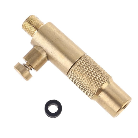 Brass Mini Air Compressor Portable Automotive Car Tire Deflation Connector Screw-in Type for Hose Repair Inflate Chuck