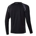 thumbnail image 2 of HUK Men's Strike Long Sleeve 30 UPF Performance Fishing Shirt, Black, Medium, 2 of 3