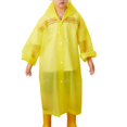 thumbnail image 2 of HLONK Imperméable Résistant à l'Eau pour Enfants Manteau de Pluie pour Enfants Poncho de Pluie Réutilisable Veste pour Garçons et Filles, 2 of 4
