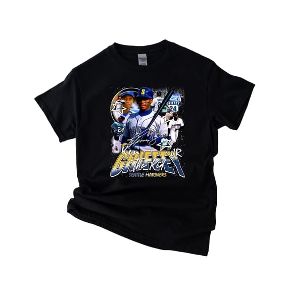 Ken Griffey Jr The Kid Baseball Legend Fan Graphic Tribute Sport Gift Unisex T-Shirt Y0191, Up to Size 5XL