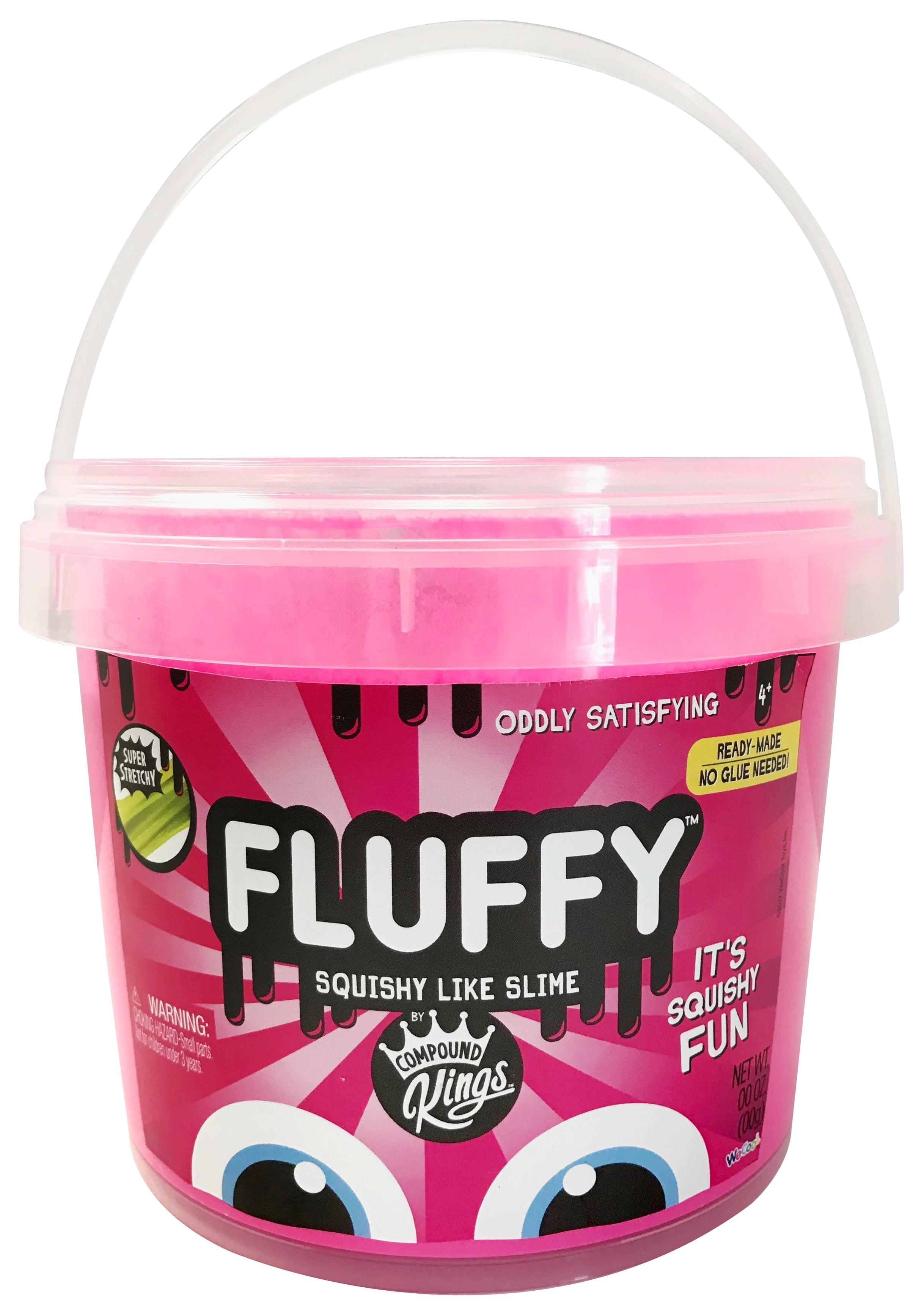 Compound Kings 3 Lb Fluffy Pink Slime Bucket Walmart Com