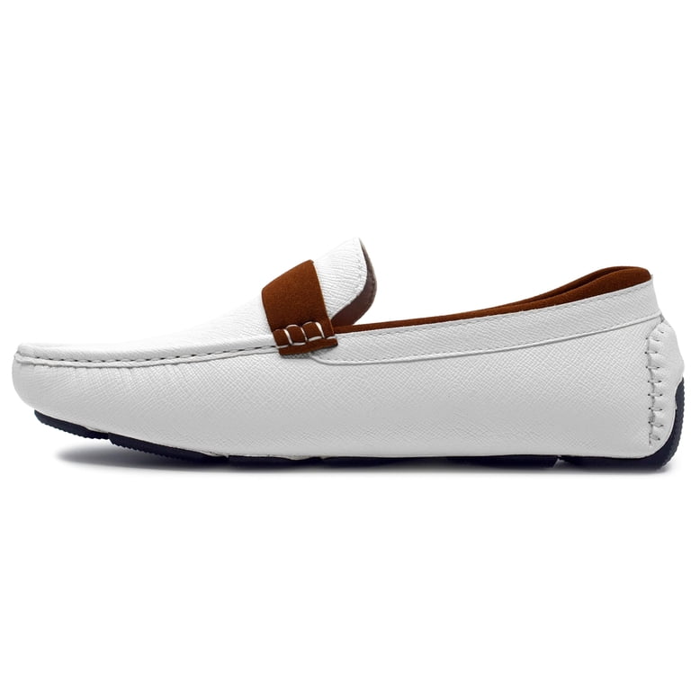 Akademiks Dover-02 Mens Tan Driving Loafers Bit Detail Slip On Shoes Size 10.5 AKADEMIKS MENS DOVER DRIVING SHOES MEMORY FOAM SOLE  main image 4