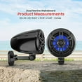 thumbnail image 2 of Pyle 4” Waterproof Off-Road Speakers 150W 2-Way Marine Woofer Sound System & 360° Rotatable Bracket, 2 of 7