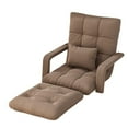 thumbnail image 3 of yuksok Chaise de Sol Réglable Canapé Paresseux Pliant Réglable pour Chambre Balcon Maison Kaki, 3 of 9