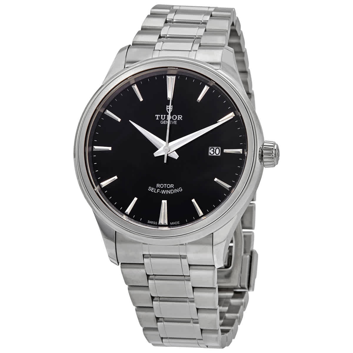 Tudor - Tudor Style Automatic Black Dial Men's 41 mm Watch M12700-0002 - Walmart.com - Walmart.com