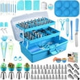 thumbnail image 1 of Amdohai 236pcs Cake Decorating Mouth Set Cake Decorating Tool Cupcake Decorating Kit Cookie Decorating Supplies, 1 of 8