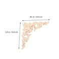 thumbnail image 2 of 8Pcs Wood Carved Onlay Wood Carving Decal Wooden Applique Corner Protector, 2 of 6