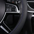 thumbnail image 3 of FH Group Ultra Comfort Leatherette Flexible Steering Wheel Cover Blue FH2020-BLUE, 3 of 4