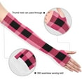 thumbnail image 3 of ALAZA Checkered Pink Grid Print UV Sun Protection Arm Sleeves UPF 50+ Compression Cooling Sleeve 1 Pair, 3 of 7