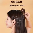 thumbnail image 3 of Wooden Scalp Massage Comb Gua Sha Head Massager Tool Natural Sandalwood Acupressure for Men and Women, 3 of 3