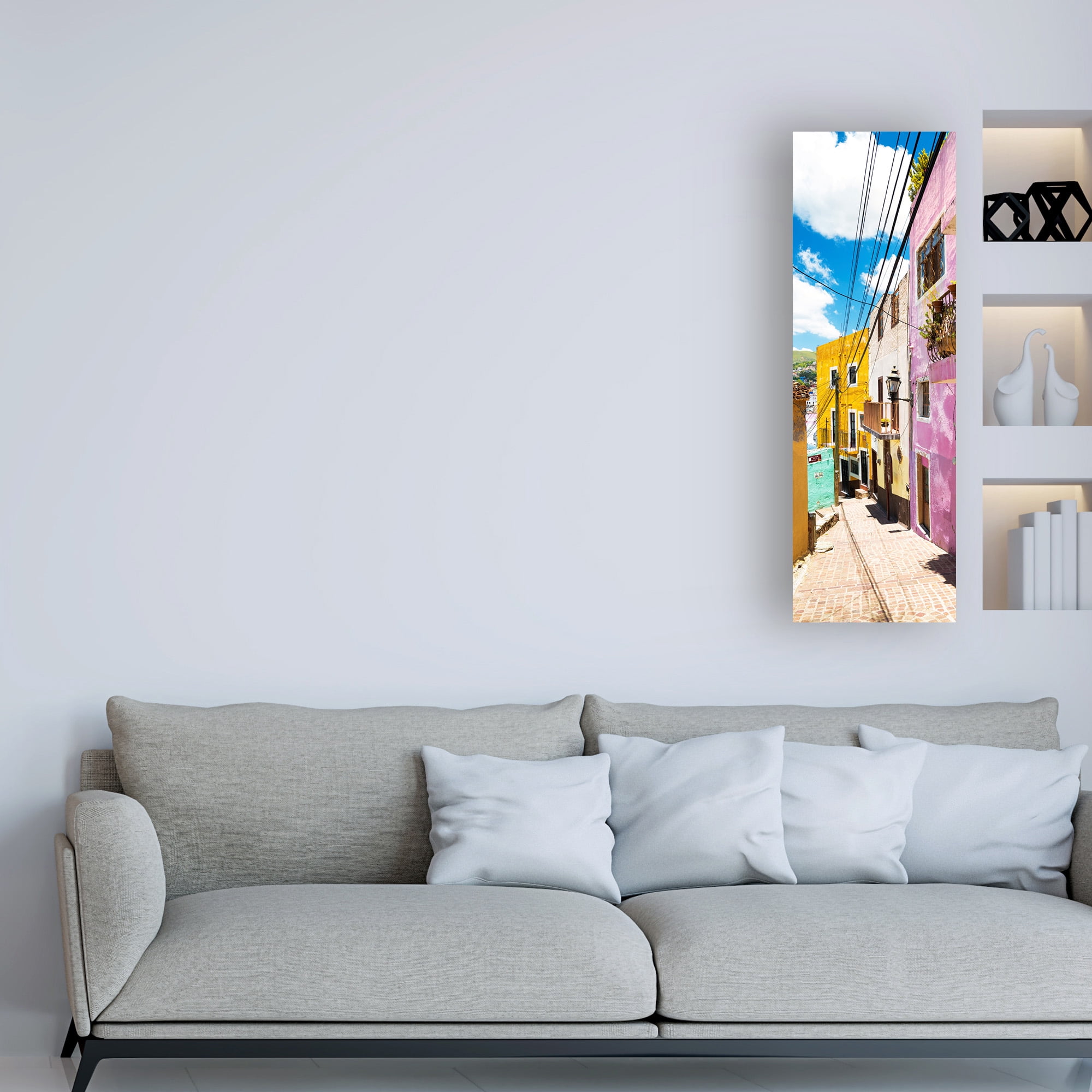 Trademark Fine Art 'Viva Mexico 2 Street Scene Guanajuato' Canvas Art by Philippe Hugonnard