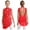 Red, variant on iixpin Kids Girls Rhinestone Applique Sleeveless Figure Ice Skating Dress Modern Lyrical Ballet Dance Outfits Light Blue 10