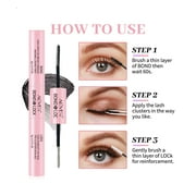 Aliver Lash Bond and Seal Cluster Lash Glue Upgraded 2 in 1 DIY Eyelash Extension Adhesive Glue, Super Strong Hold 72 Hours Waterproof