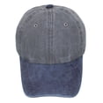 thumbnail image 3 of Only Moment B Two-Tone Hat Classic Structured Baseball Cap Cotton Embroidery - Washed Adjustable Usa Dad Hat for Women One Size, 3 of 3