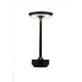 thumbnail image 4 of Craftmade - Rikki 11 in. Flat BlackFinish 1-Light Integrated LED, 2700/4500/6000K CCT 3-Way Touch Rechargeable Table Lamp with Shade, 4 of 4
