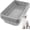 Gray, variant on 30 Pack Disposable Cat Litter Boxes, Plastic Leakproof Litter Trays for Cats, Disposable Travel or Temporary Litters Pan for Kittens and Small Pets, 16.7 x 10.5 x 3.4 Inch(Gray)