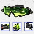 thumbnail image 5 of Clearance Night Vision Goggles Outdoor Night Sports LED Light Glasses Windproof Dustproof Night Mission Goggles for Racing Cycling, 5 of 5