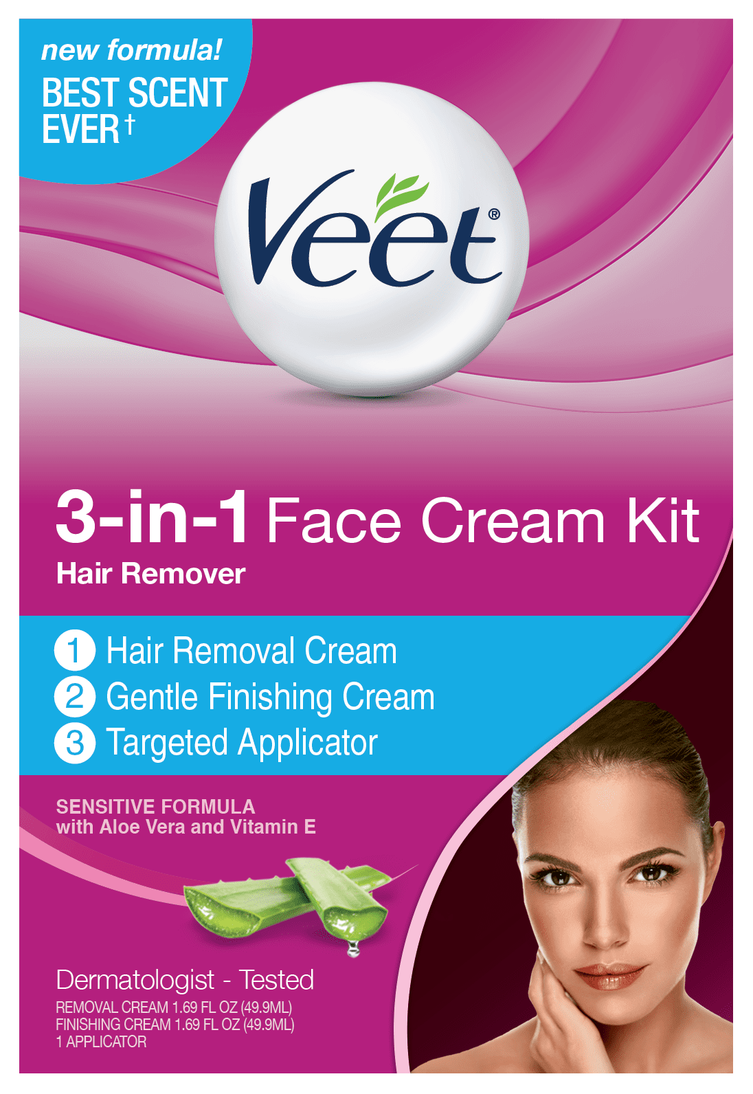 veet face hair removal razor